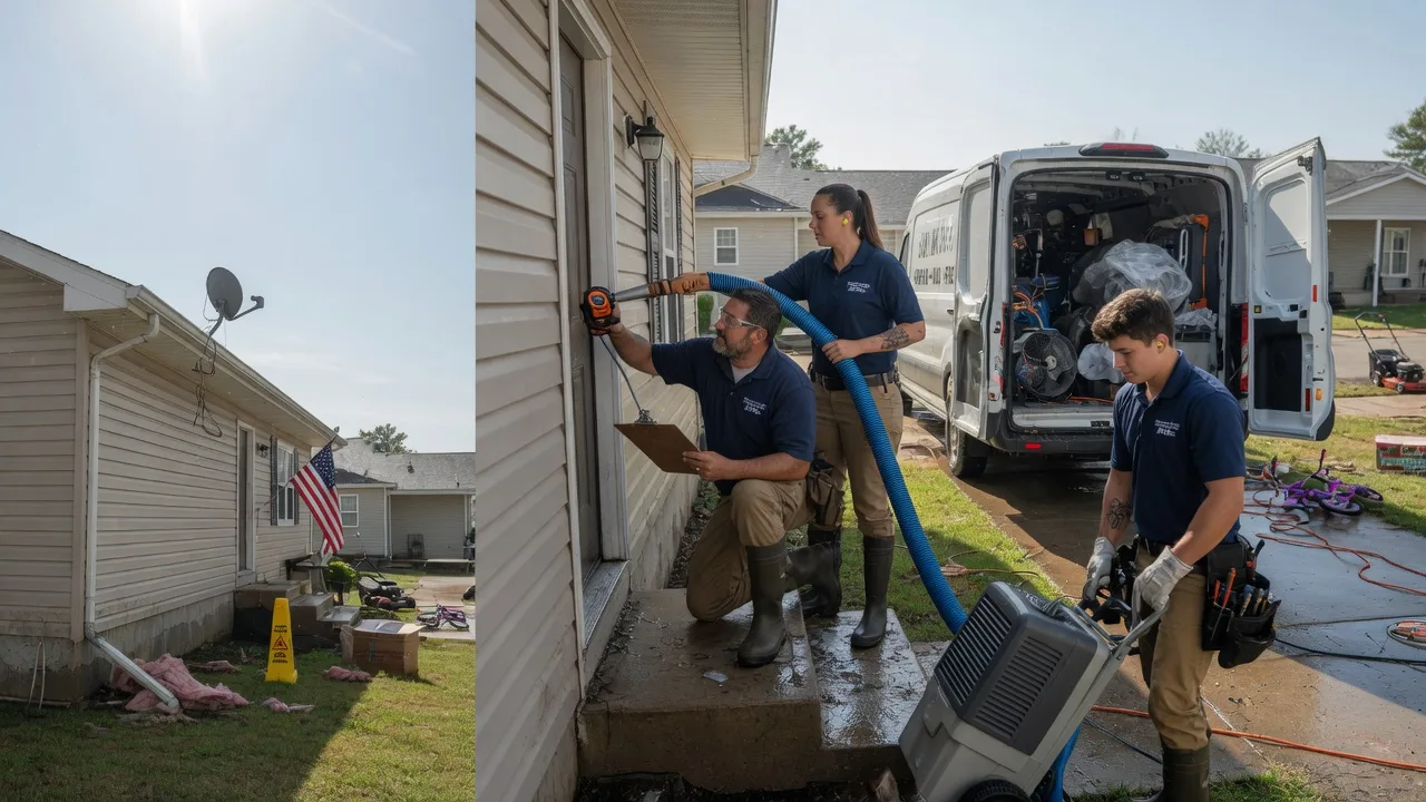 Ceiling Water Damage Restoration in Satanta, KS near me